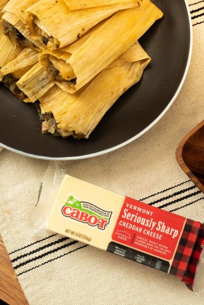 Image of Green Chile and Cheddar Tamales