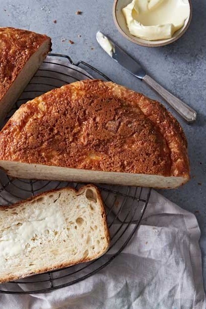 Image of Grill Baked Cheesy Bread