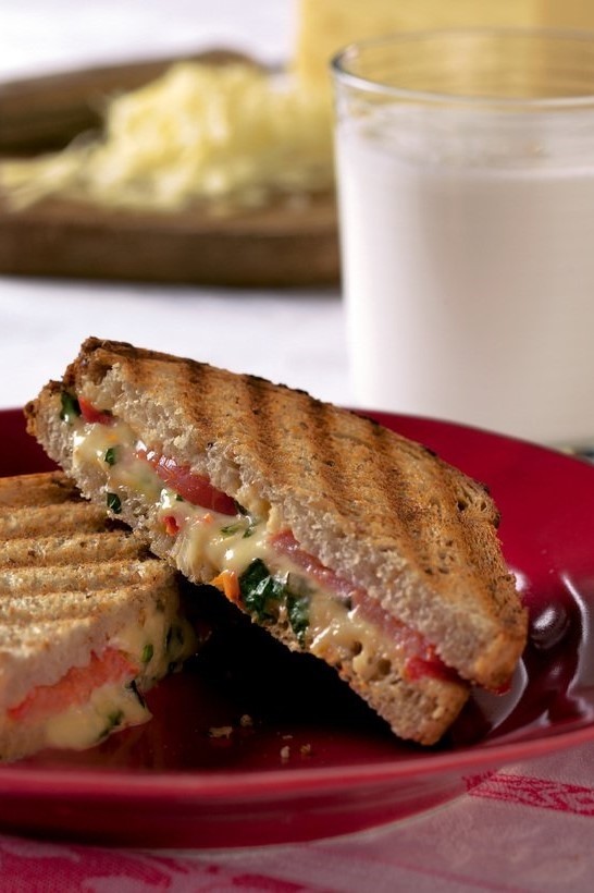 Image of Grilled Cabot Cheddar & Roasted Red Pepper Sandwiches