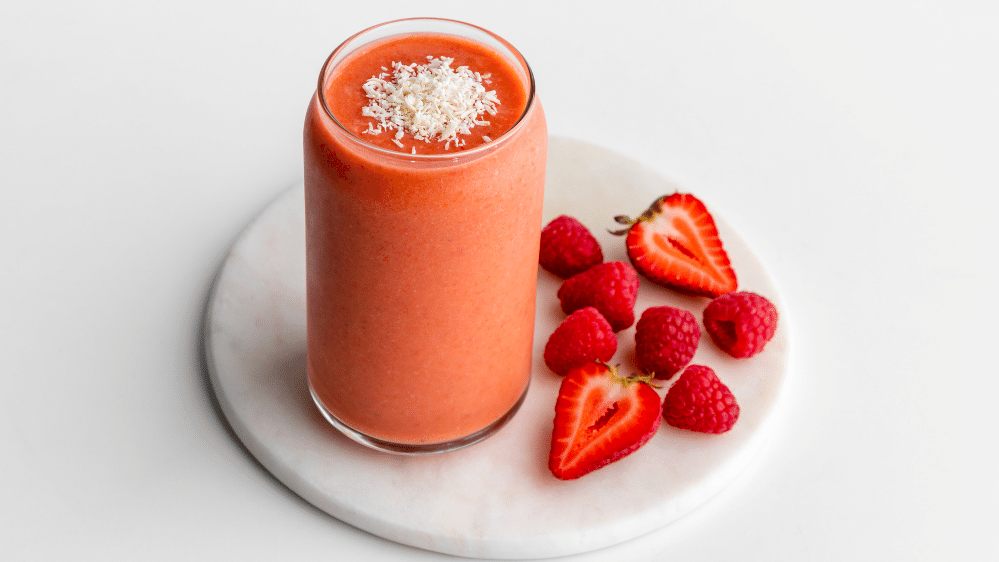 Image of Strawberry Banana Blast Smoothie Recipe Card