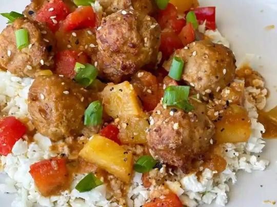 Image of Sweet and Sour (Turkey) Meatballs