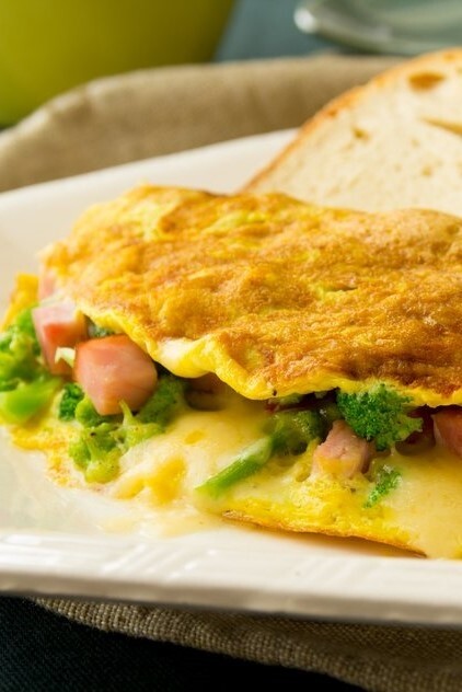 Ham, Broccoli & Alpine Omelet