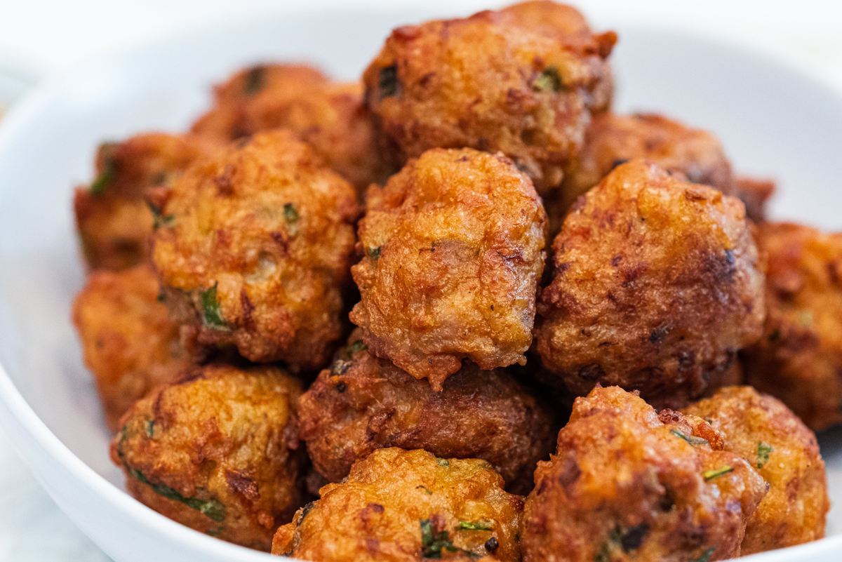 Lotus Root Meatballs (莲藕肉丸)