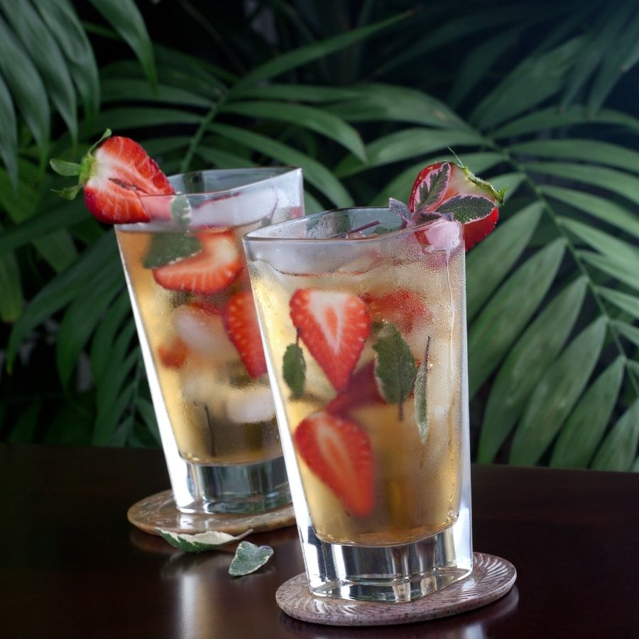 Sparkling Peach Green Tea