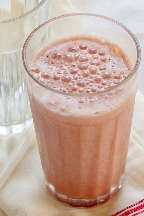 Image of High Protein Strawberry Breakfast Smoothie