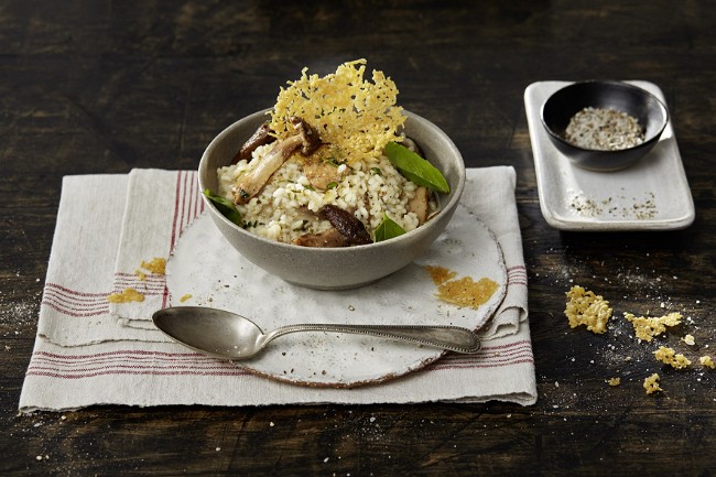 Image of Steinpilzrisotto mit Parmesanchip