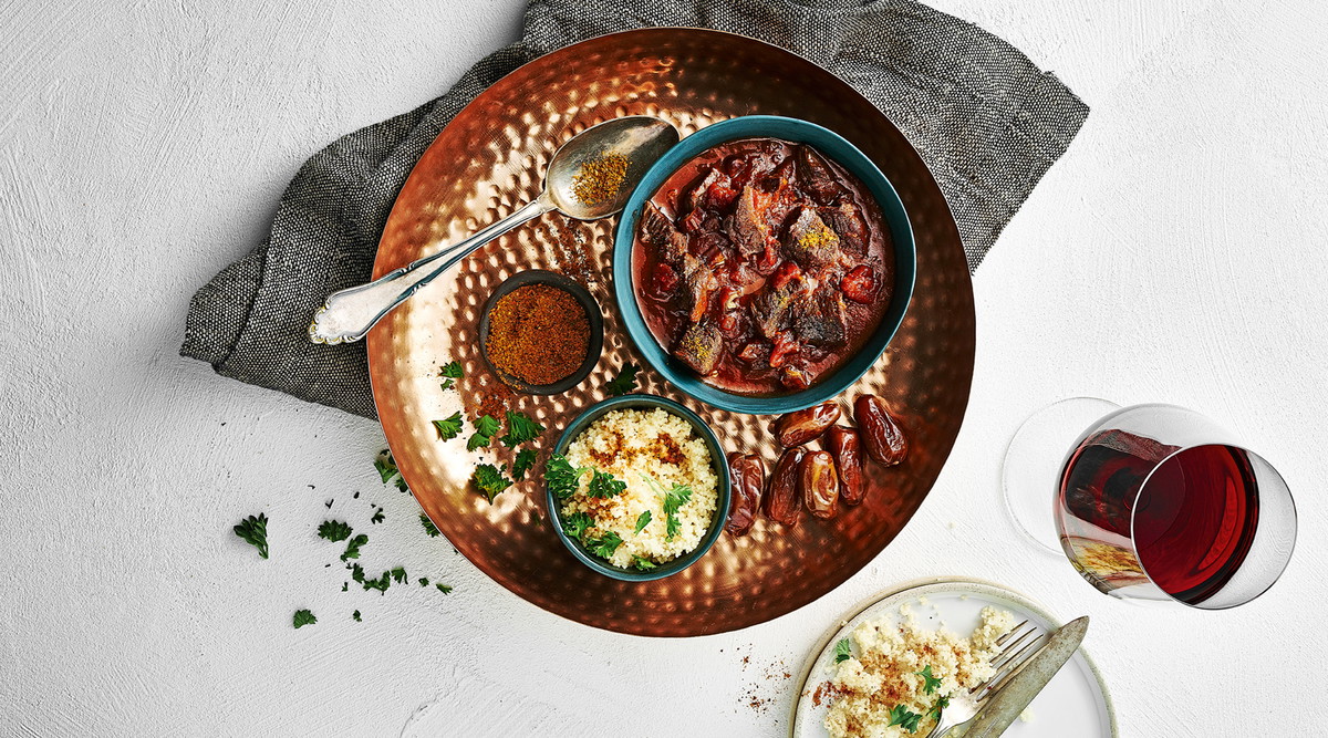 Wajos marokkanischer Rinderschmortopf Rezept.
