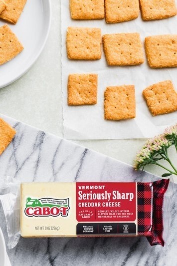 Image of Keto-Friendly Cheddar Crackers