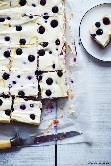 Image of Krebs Organic Dairy Farm’s Blueberry-Lemon Cheesecake Squares