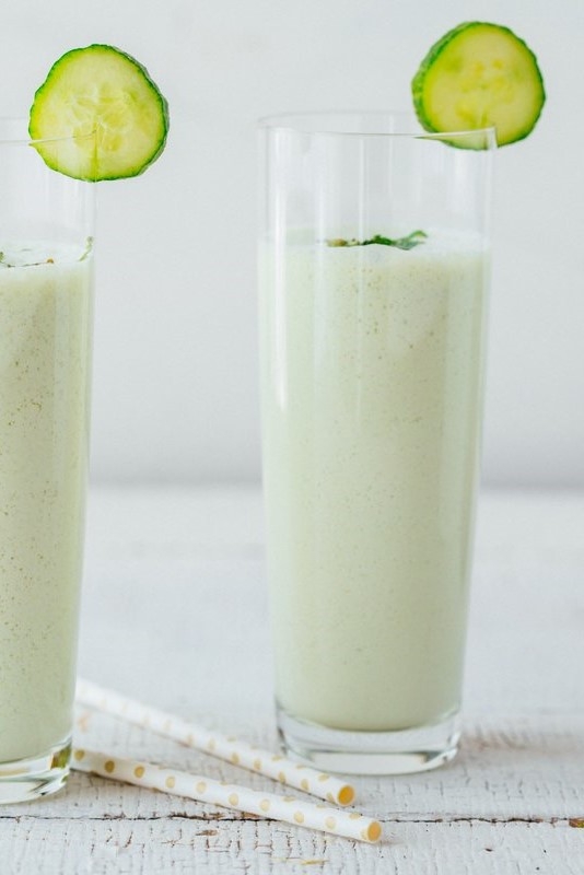 Lassi Drink with Cucumber