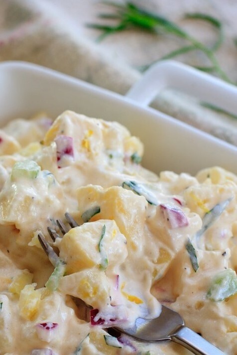 Image of Lemon Tarragon Potato Salad with Cabot Greek Yogurt