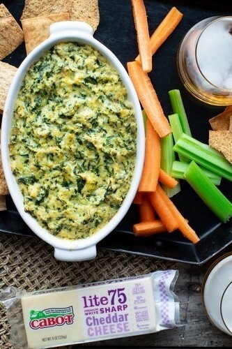 Image of Lightened-Up Warm Artichoke & Spinach Dip