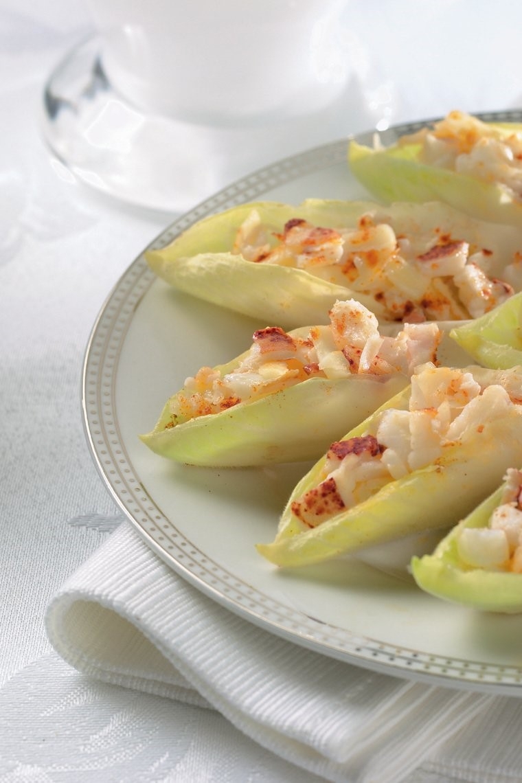 Lobster Salad on Endive