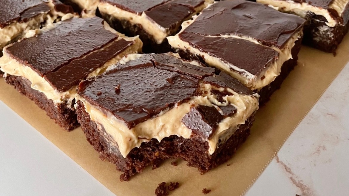 Image of Peanut Butter Frosted Brownies