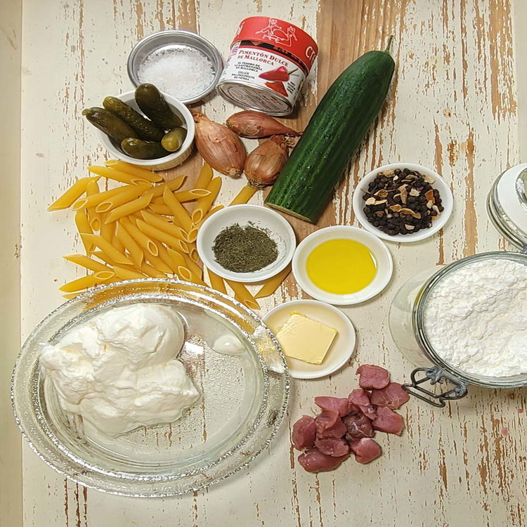 Image of Ein mise en place spart dir Zeit beim Kochen weil du direkt alles Nötige abgewogen zur Hand hast und zügig kochen kannst. 