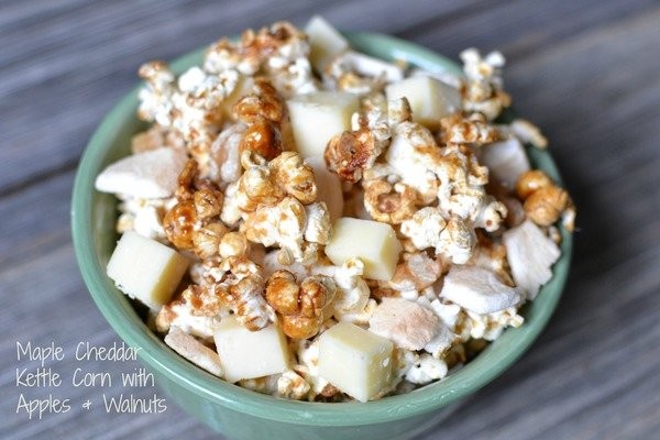 Image of Maple Cheddar Kettle Corn with Apples and Walnuts