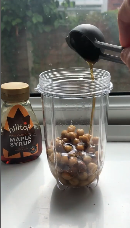Chickpea cookie dough recipe