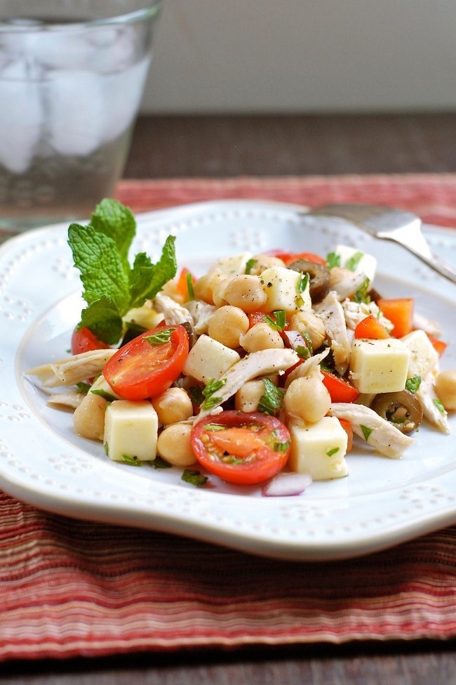 Image of Mediterranean Chicken-Chickpea Salad