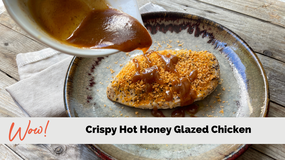 Crispy Hot Honey Glazed Chicken