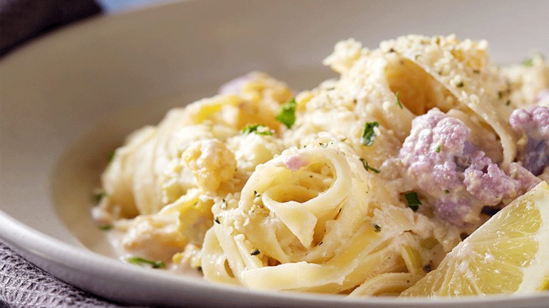 Image of Lemon Fettuccine Recipe