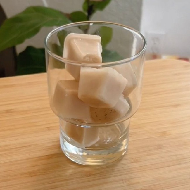 Image of Vanilla Coffee Creamer Ice Cubes