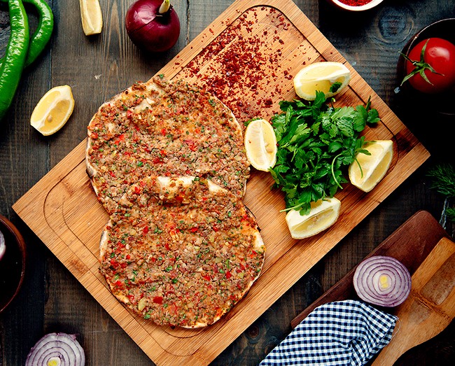 Image of Lahmajun (Lebanese Pizza)
