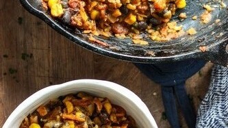 One-Pot Cheesy Mexican Beans &amp; Rice-image