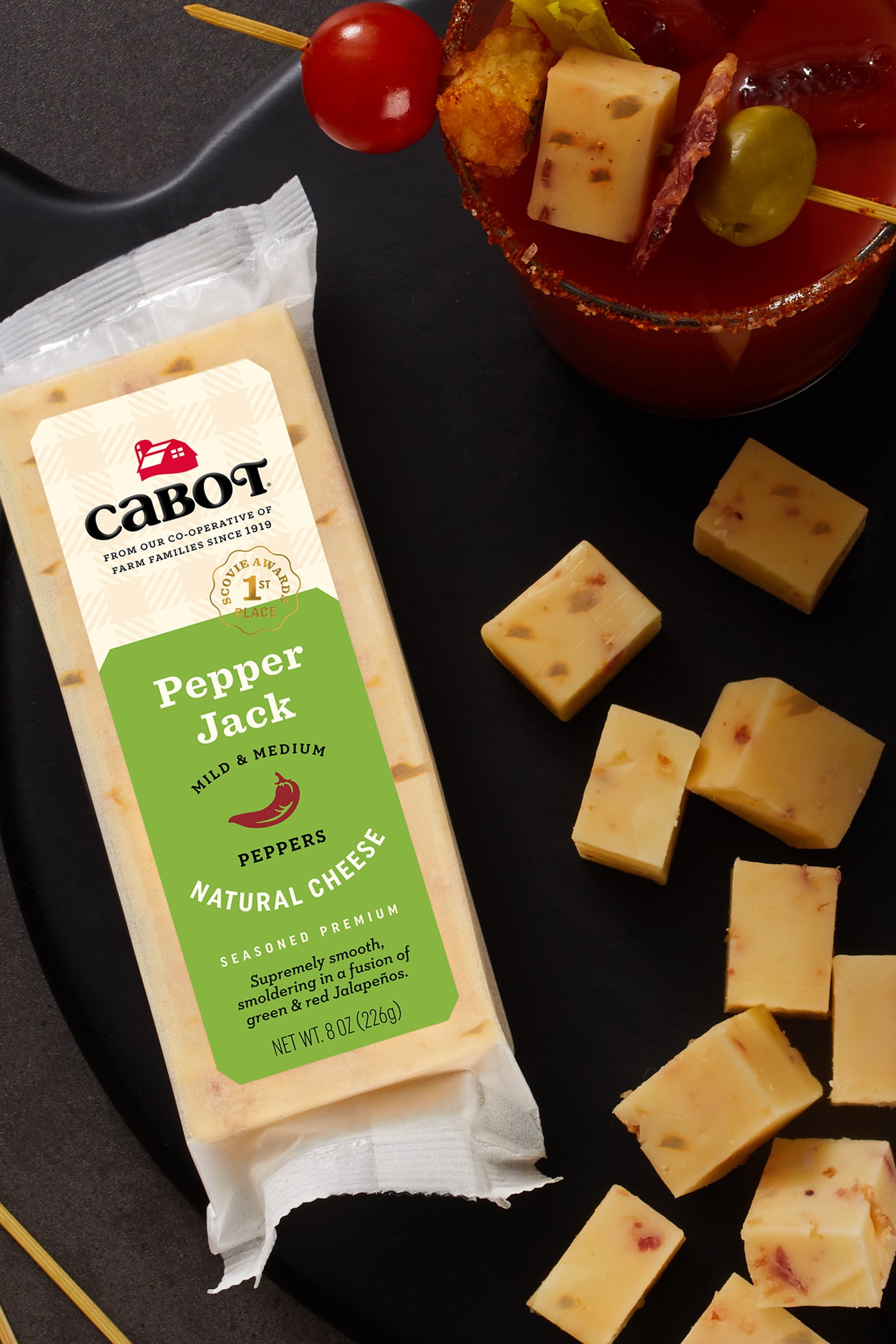 Pepper Jack Bloody Mary Garnish