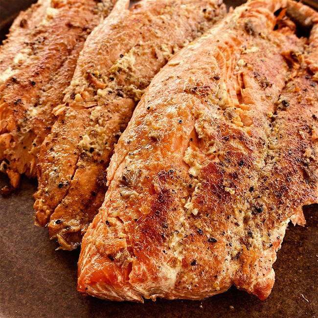 Image of Grilled Lime Pepper Salmon
