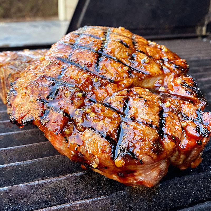 Sweet & Spicy Pork Chops