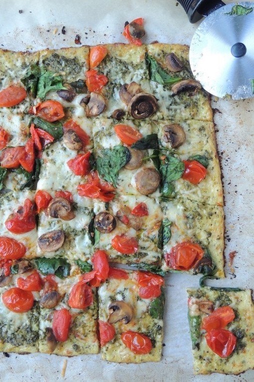 Image of Pizza with Cauliflower Crust