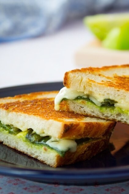 Image of Poblano Grilled Cheese Sandwiches