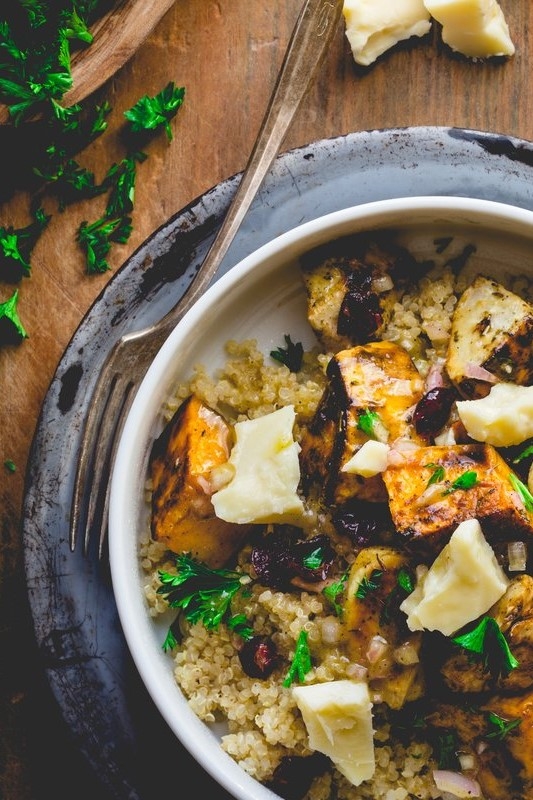 Roasted Roots Power Bowl with White Oak Cheddar