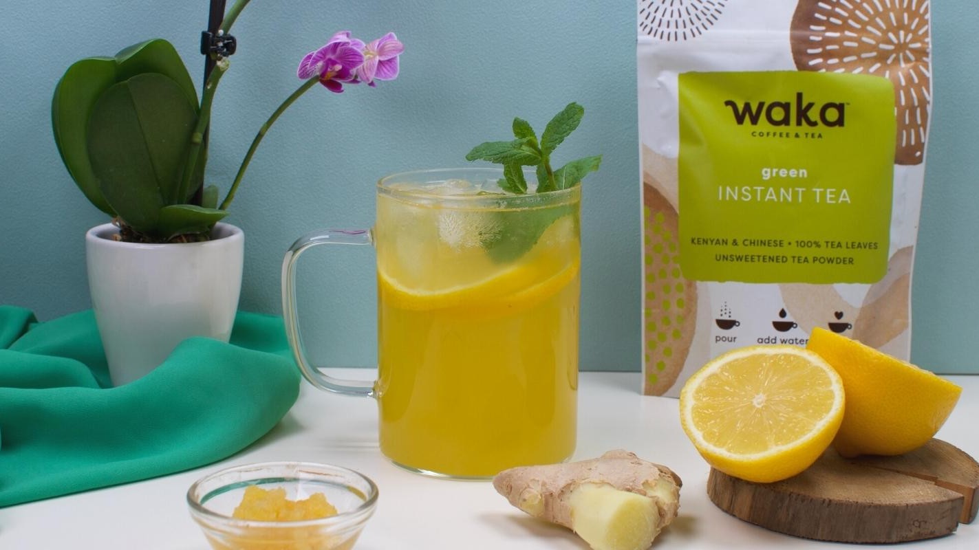 Image of Honey Ginger Lemonade Green tea Recipe