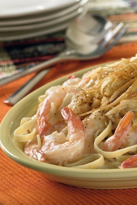 Image of Shrimp and Pasta Cheddar Alfredo