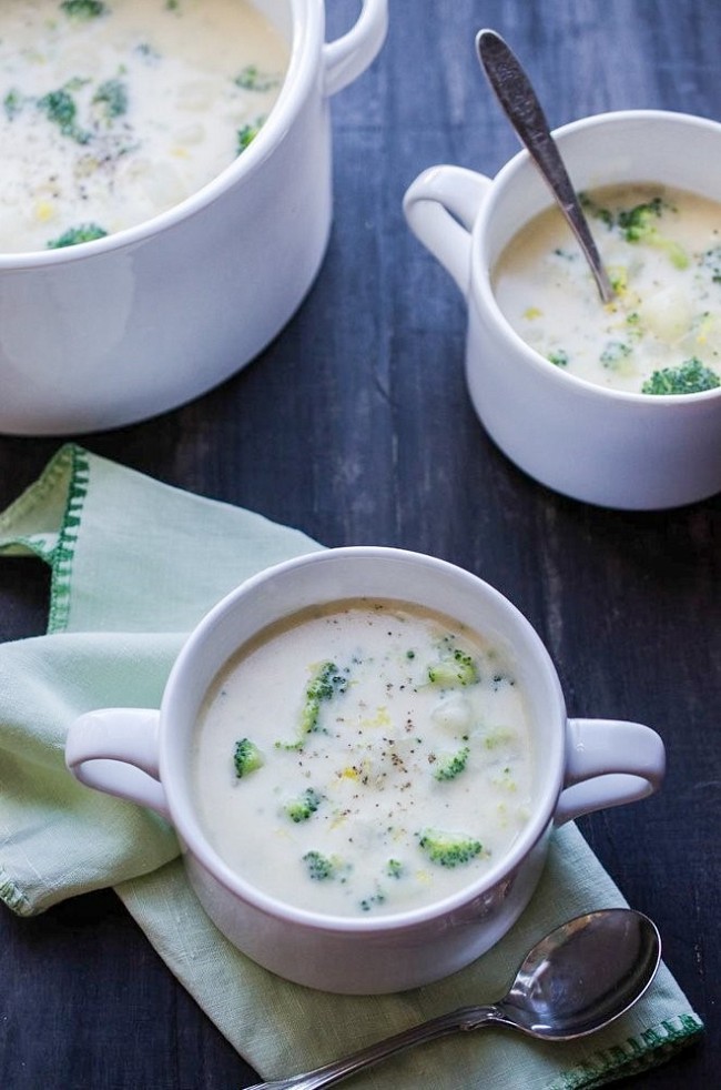 Image of Slow Cooker Broccoli-Cheddar Soup