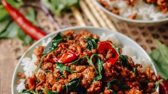 Image of Spicy Jalapeno Thai Basil Chicken