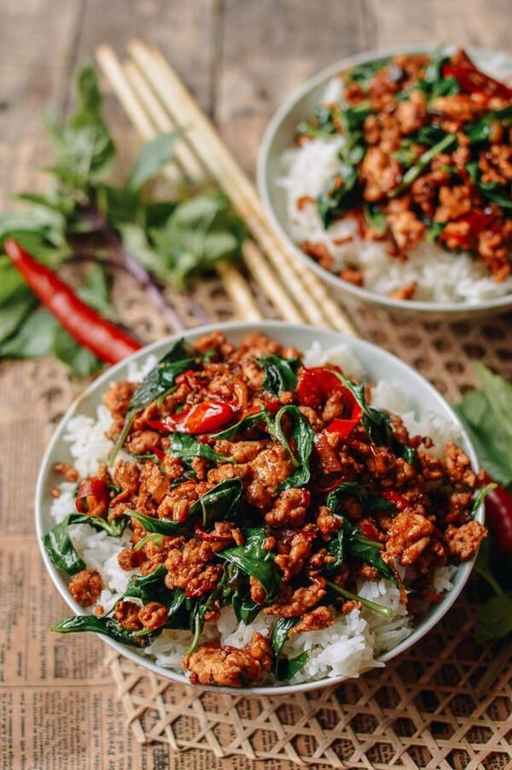 Image of Spicy Jalapeno Thai Basil Chicken