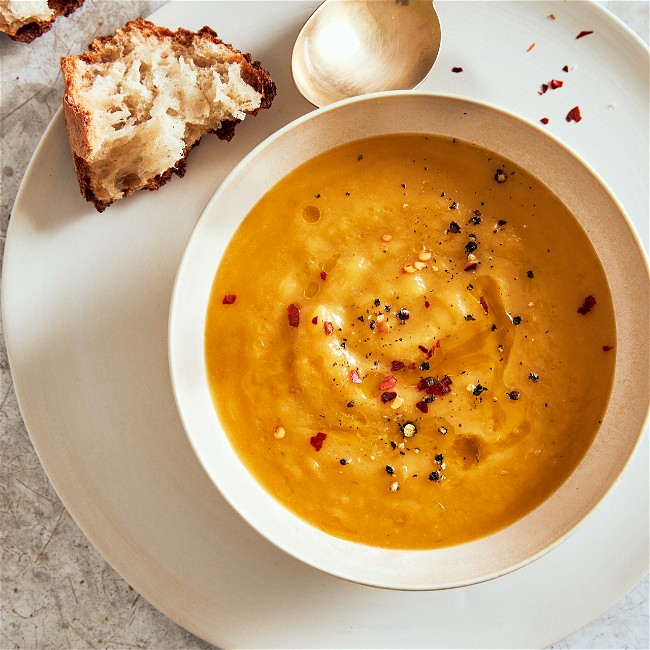 Image of Leek and Butternut Squash Soup