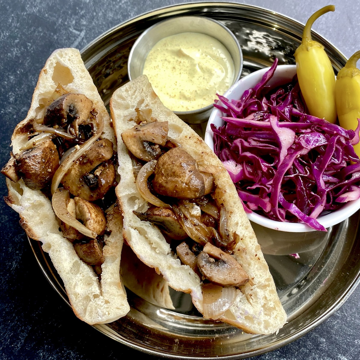 Mushroom Shawarma