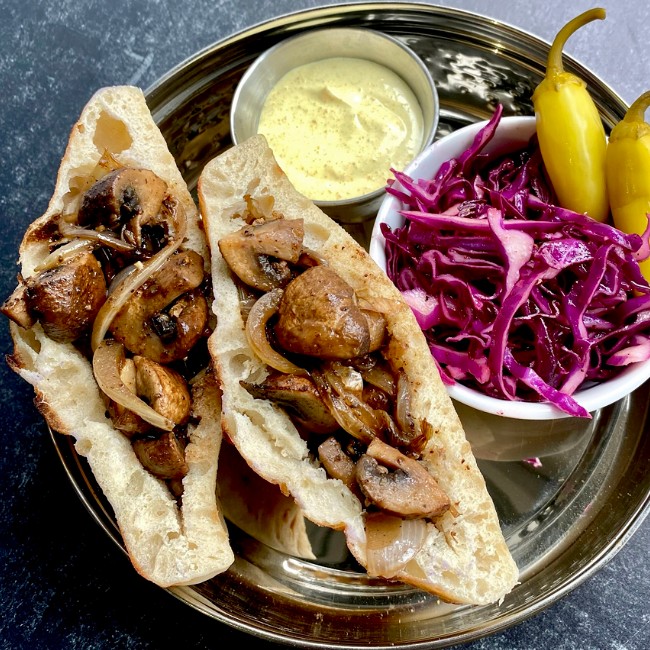 Image of Mushroom Shawarma