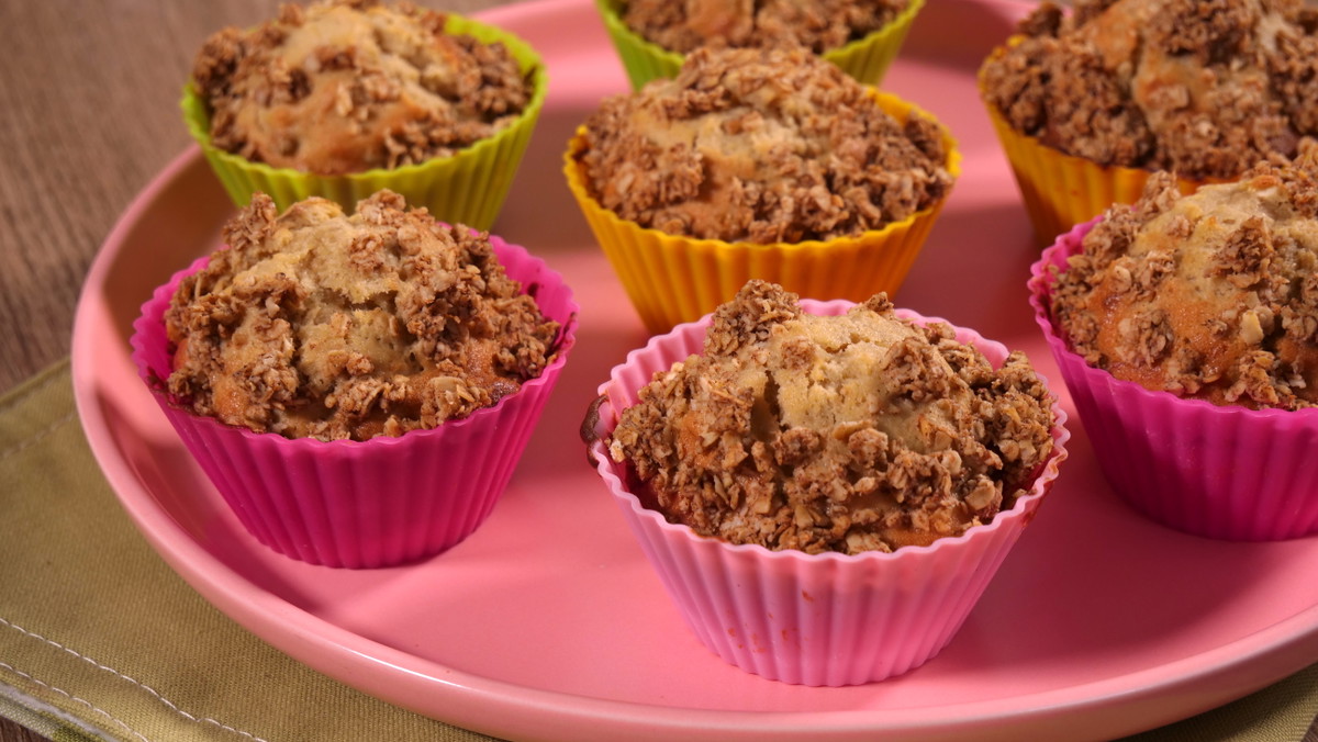 Air fryer Banana Oatmeal Muffins