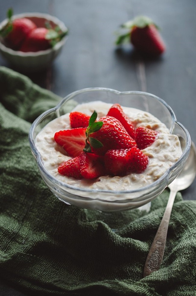 Image of Strawberries and Cream Oatmeal
