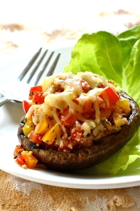 Image of Cheese Stuffed Portobello Mushroom Recipe