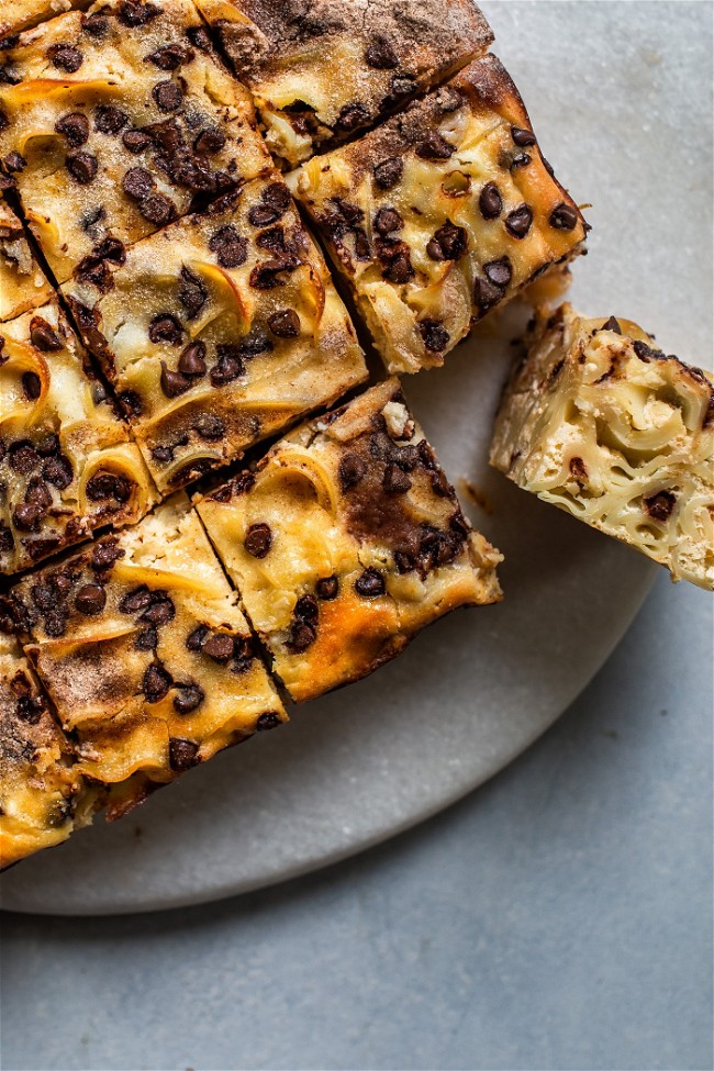 Image of Sweet Cappuccino Kugel with Greek Yogurt