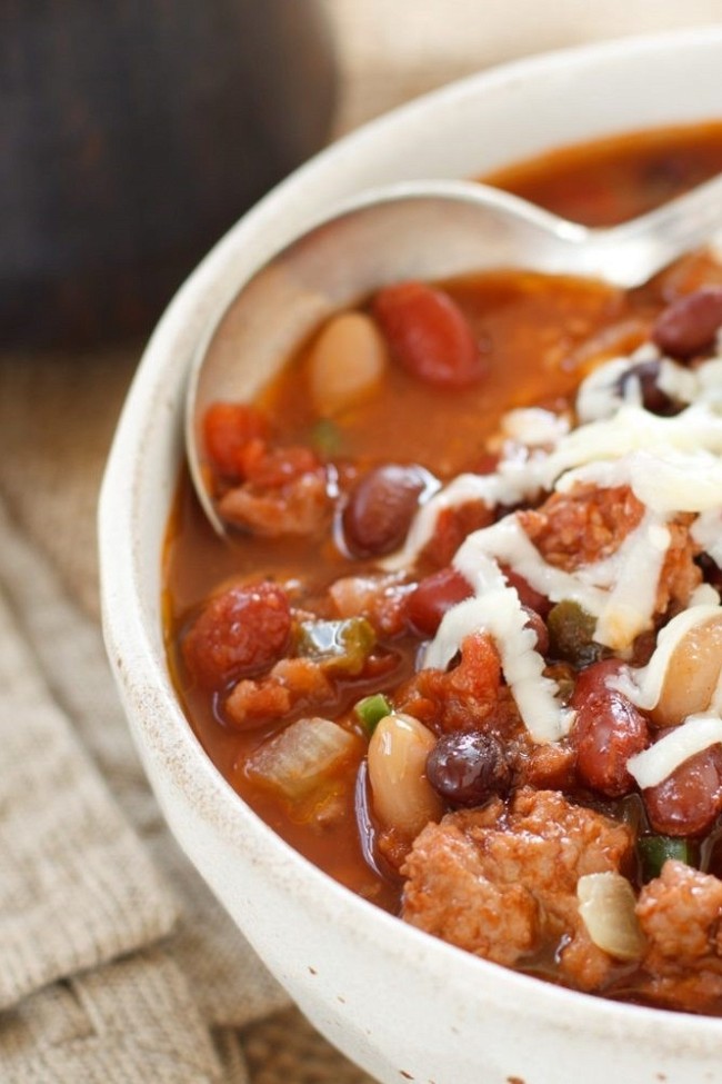 Image of Sweet & Spicy Mixed Bean Chili