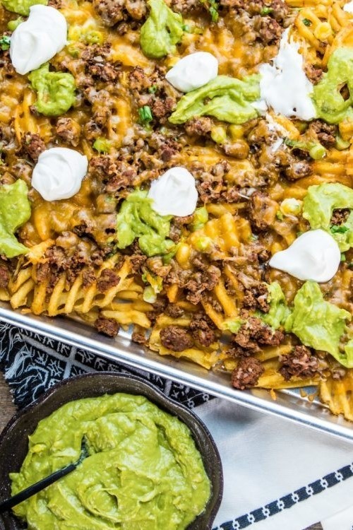 Image of Taco Waffle Fry Nachos