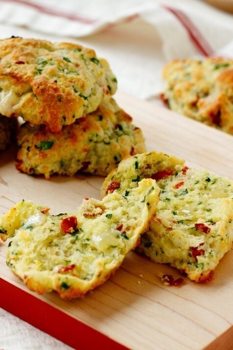 Image of Tomato, Spinach & Cheddar Scones