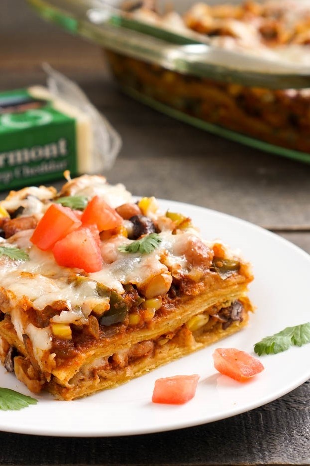 Image of Vegetarian Enchilada Casserole