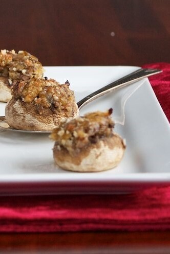 Image of Vegetarian Stuffed Mushrooms